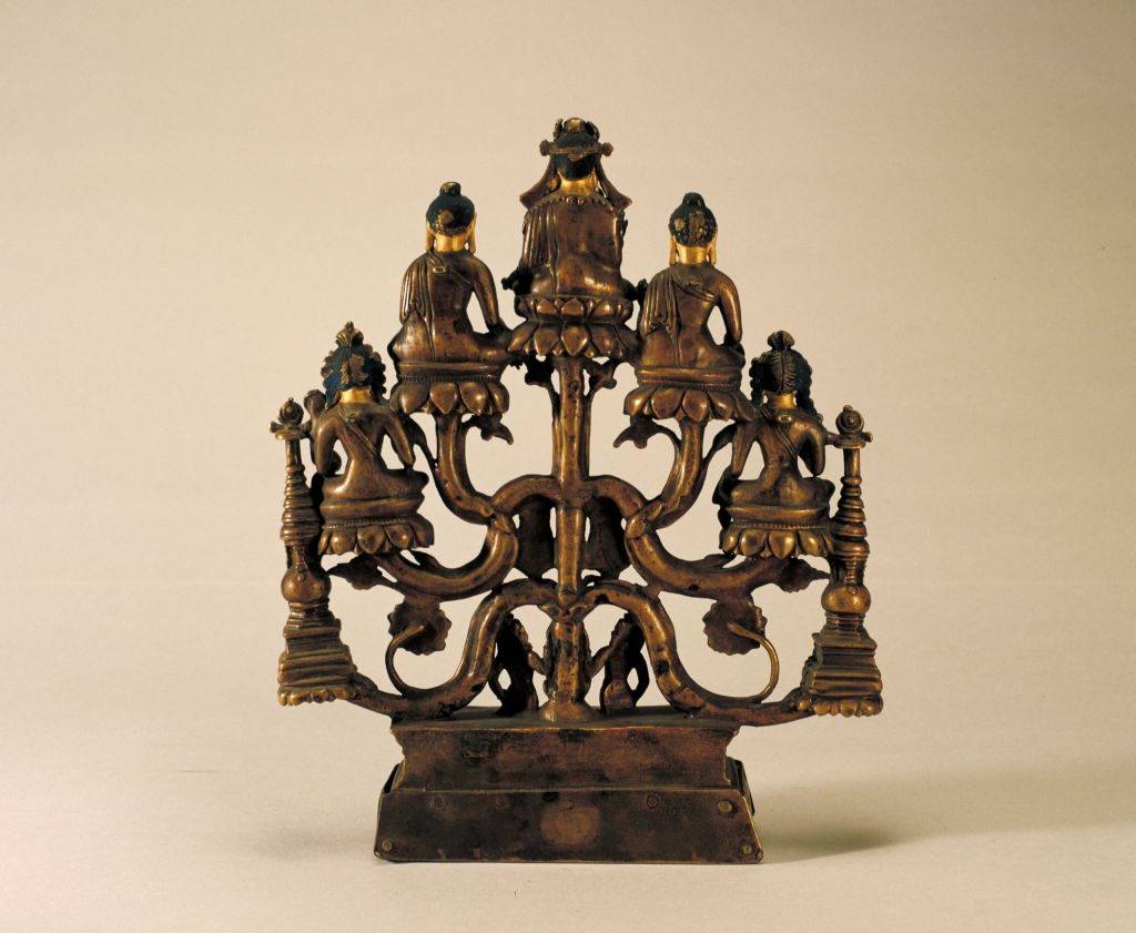 救度焰口释迦牟尼佛坐像背面